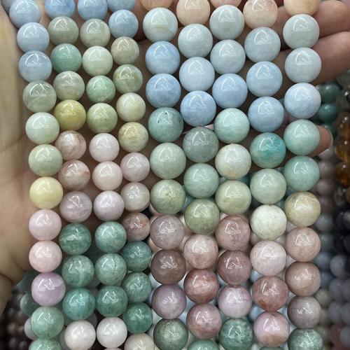 Amazonite goutte, Rond, DIY, couleurs mélangées Environ 38 cm, Vendu par brin