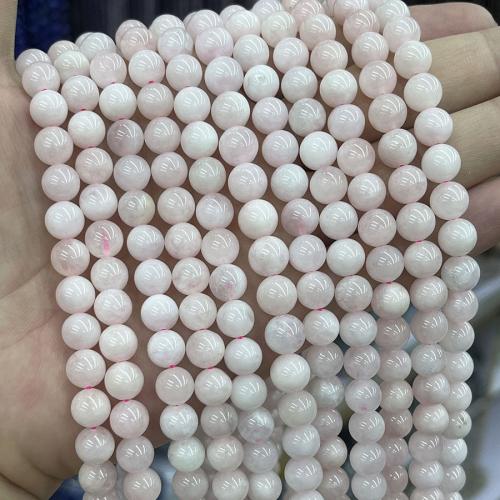 Morganite Beads, Round, DIY, pink Approx 38 cm 