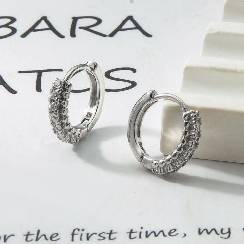 Латунь Основа для сережки, Другое покрытие, ювелирные изделия моды & со стразами, Много цветов для выбора, не содержит никель, свинец продается Пара