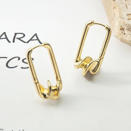 Латунь Основа для сережки, Другое покрытие, ювелирные изделия моды, Золотой, не содержит никель, свинец продается Пара