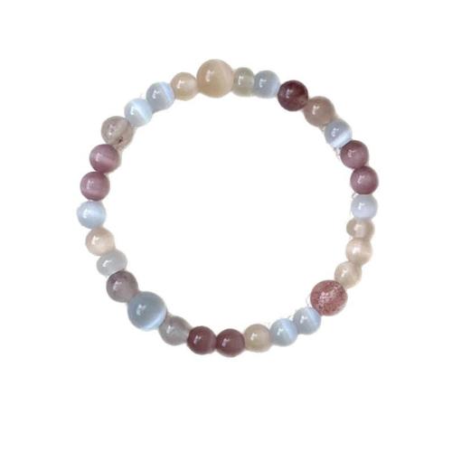 Oeil de chat bracelet, fait à la main, bijoux de mode & pour femme Environ 17.8 cm, Vendu par PC