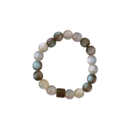 Resin Bracelet, with Wood, fashion jewelry & for woman Approx 17.8 cm 