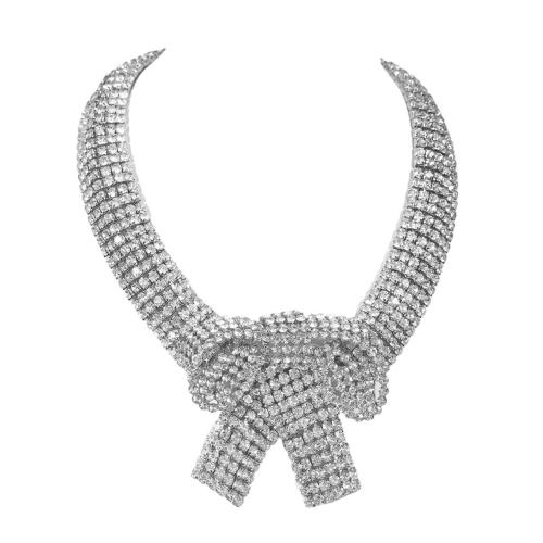 laiton collier, bijoux de mode & pour femme & avec strass, Vendu par PC