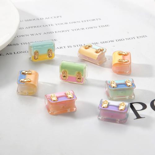 résine goutte, avec laiton, cartablesac d'école, DIY, plus de couleurs à choisir Diamètre inté Environ 1mm pouce, Vendu par PC