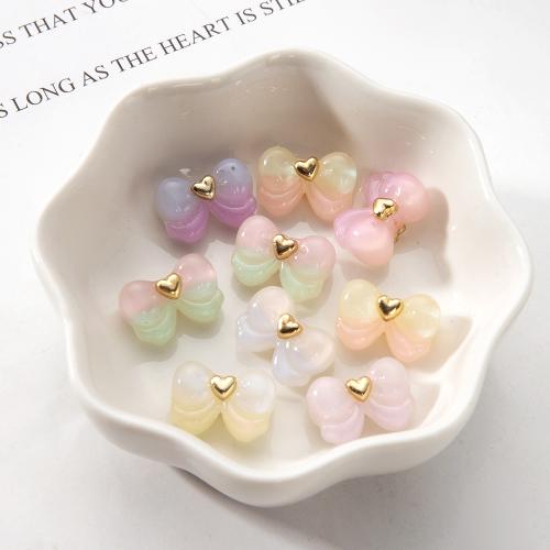 résine goutte, avec laiton, Noeud papillon, DIY, plus de couleurs à choisir Diamètre inté Environ 1mm pouce, Vendu par PC