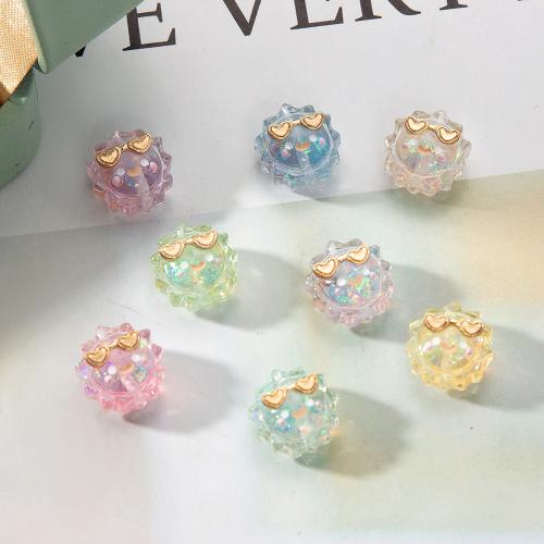 résine goutte, avec laiton, soleil, DIY, plus de couleurs à choisir Diamètre inté Environ 1mm pouce, Vendu par PC