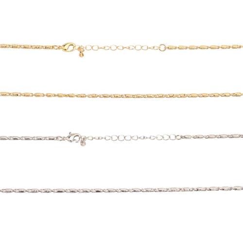 laiton collier, bijoux de mode & unisexe, plus de couleurs à choisir Environ 600 mm, Vendu par PC