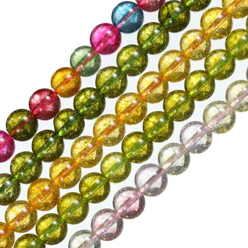 Runde Kristallperlen, Kristall, DIY, mehrere Farben vorhanden, verkauft von PC[