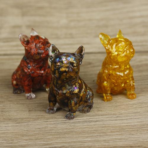 Gravier naturel décoration, avec résine, chien, goutté d'époxy, différents matériaux pour le choix Vendu par PC