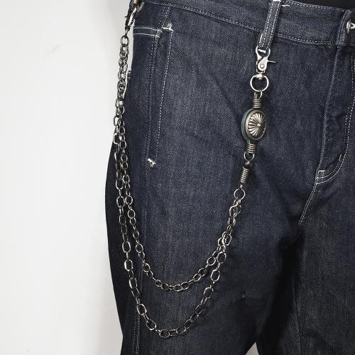 Zinklegierung Taillenkette, mit Eisen, plattiert, Doppelschicht & Vintage & unisex, verkauft von PC