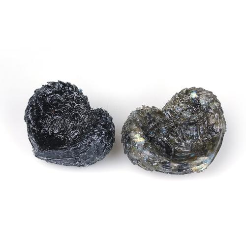 Gravier naturel décoration, avec résine, coeur, goutté d'époxy, différents matériaux pour le choix Vendu par PC