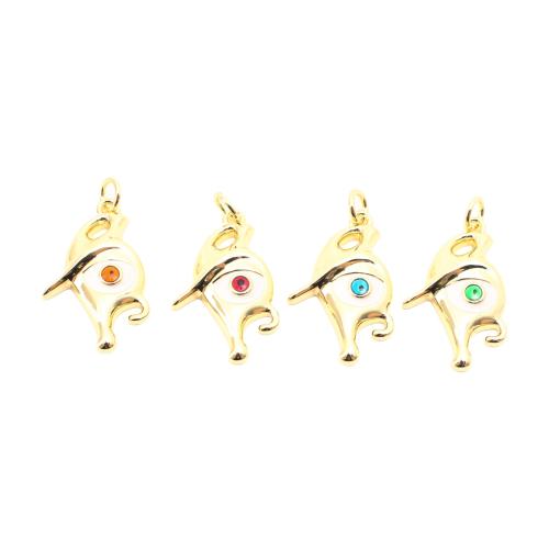 laiton Pendentif, Placage de couleur d'or, DIY & émail, plus de couleurs à choisir Vendu par PC