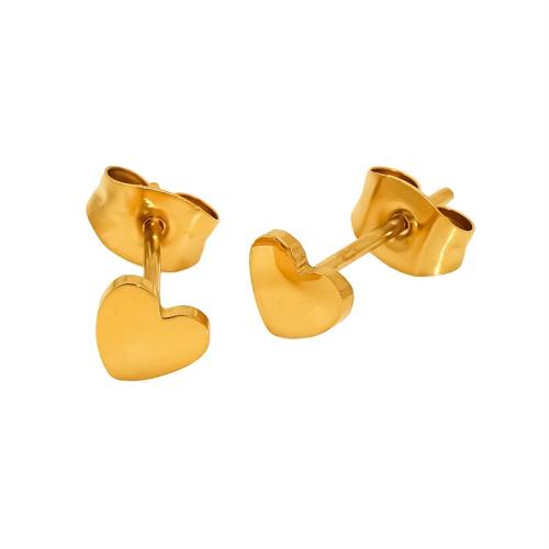 Boucle en acier inoxydable, Acier inoxydable 304, Plaqué or 18K, bijoux de mode & styles différents pour le choix & pour femme, Vendu par paire