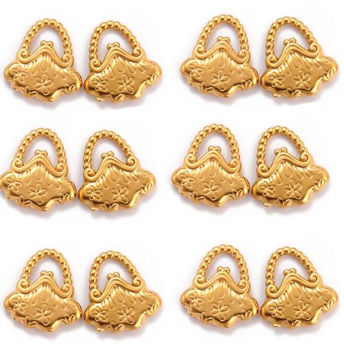 Stainless Steel Pendants, 304 Stainless Steel, gold color plated, DIY 