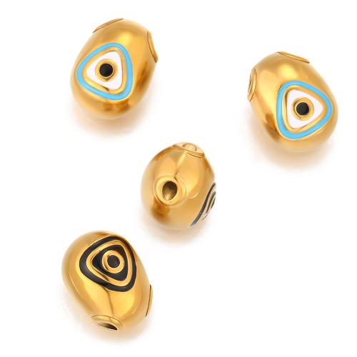 Acier inoxydable 304 Pendentif, Placage de couleur d'or, DIY & émail, plus de couleurs à choisir Vendu par sac