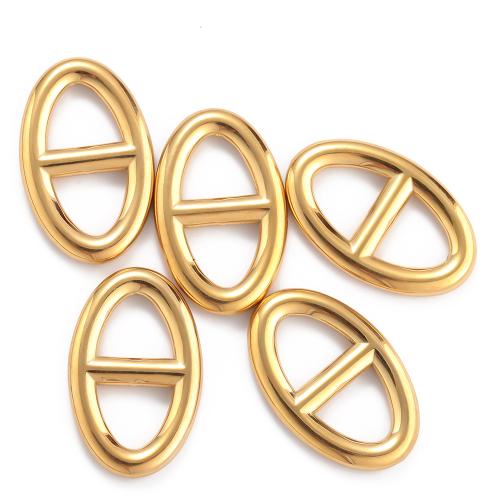 304 Stainless Steel Pendant, gold color plated, DIY 