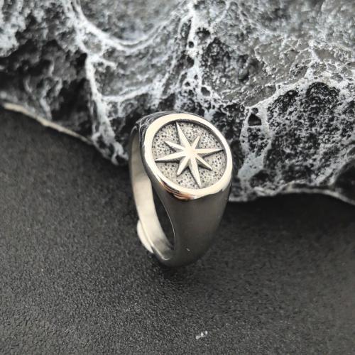 Bague en acier inoxydable, Acier inoxydable 304, poli, bijoux de mode & unisexe & normes différentes pour le choix, couleur originale, Vendu par PC