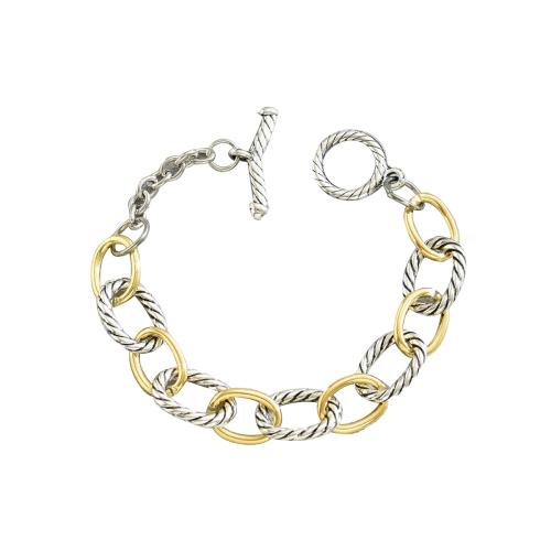 Pulseras de latón, metal, chapado, Joyería & para mujer, más colores para la opción, Vendido por UD