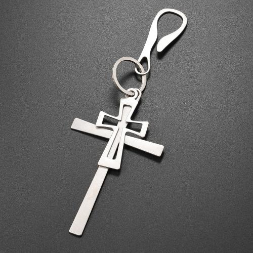 alliage de zinc fermoir à clé, avec fer, croix, Placage, unisexe & creux Vendu par PC