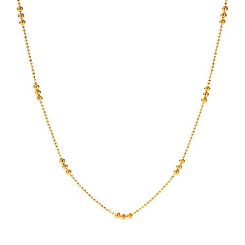 ステンレス鋼のジュエリーネックレス, 304ステンレススチール, 18Kゴールドメッキ, ファッションジュエリー & 女性用, 売り手 パソコン