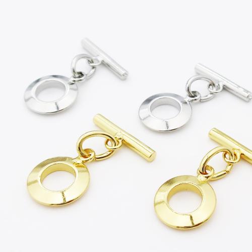 Messing Knebelverschluss, plattiert, DIY, keine, verkauft von PC[