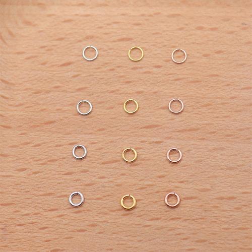 Argent sterling 925 Anneau d'emmaillemen ouvert, beignet, DIY & normes différentes pour le choix, plus de couleurs à choisir, 3.5mm, Vendu par PC[