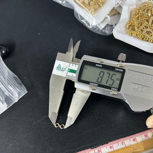 Omega conector de oro lleno, Oro-llenado, diverso tamaño para la opción, dorado, Vendido por UD