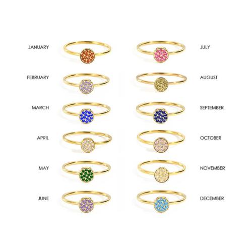 Acier inoxydable 304 bague, Placage, normes différentes pour le choix & pour femme & avec strass, plus de couleurs à choisir Vendu par PC