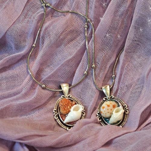 ステンレス ネックレス, とともに 貝 & 亜鉛合金, とともに 5cm エクステンダチェーン, ファッションジュエリー & 女性用 & エポキシステッカー, 長さ:約 45 センチ, 売り手 パソコン[