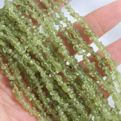 Peridot Beads, Peridot Stone, irregular, DIY, green, 3-5mm cm 