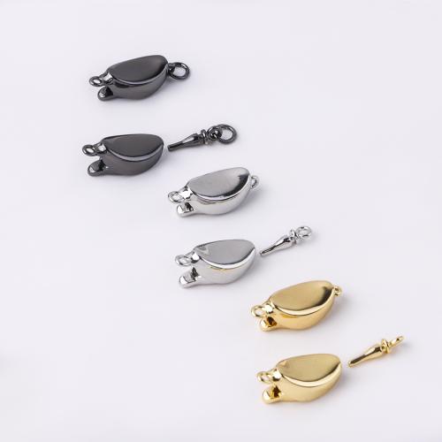 Brass Bayonet Clasp, plated, DIY [