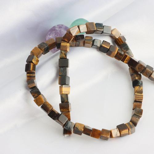 Perles d'Oeil de tigre, DIY, couleurs mélangées cm, Vendu par PC