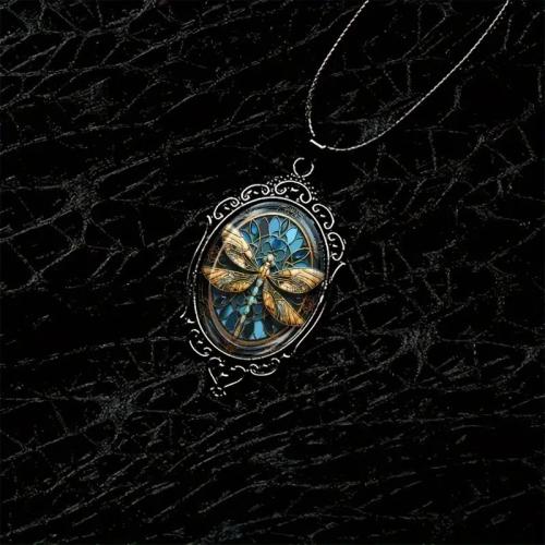 Collier en verre en alliage de zinc, avec verre, Placage, bijoux de mode, plus de couleurs à choisir, protéger l'environnement, sans nickel, plomb et cadmium, Vendu par PC[