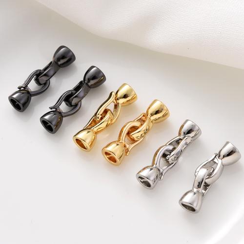 laiton Fermoir, Placage, 2 pièces & DIY & styles différents pour le choix, plus de couleurs à choisir, Vendu par fixé