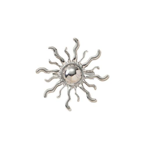 Zinc Alloy Jewelry Brooch, plated, fashion jewelry & Unisex 