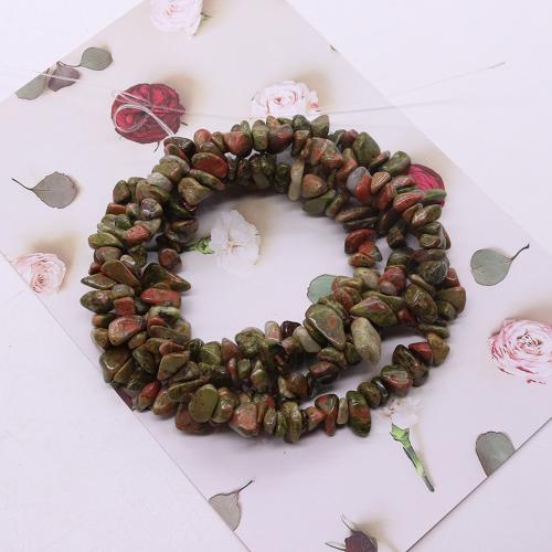 Unakite Beads, DIY, mixed colors, 8mm 