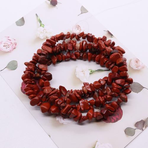 Red Aventurine Beads, irregular, DIY, red, 8mm 