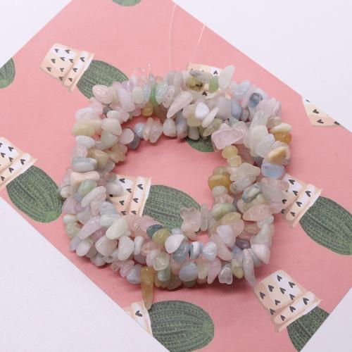 Morganite Beads, irregular, DIY, mixed colors, 8mm 