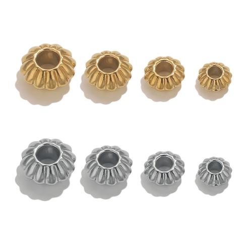 Stainless Steel Large Hole Beads, 304 Stainless Steel, plated, DIY 