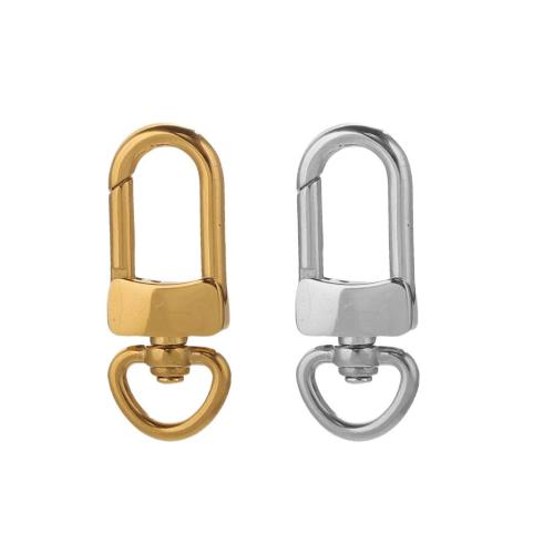 304 Stainless Steel Key Clasp Setting, DIY 