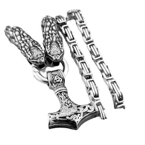 ステンレス鋼のジュエリーネックレス, 304ステンレススチール, ファッションジュエリー & 選択のための別の長さ & 男性用, オリジナルカラー, 売り手 パソコン