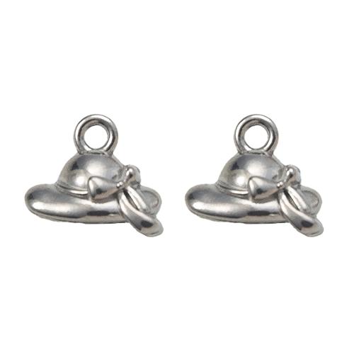 304 Stainless Steel Pendant, Hat, DIY 