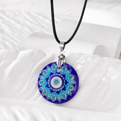 Glass Necklace, with Zinc Alloy, DIY 