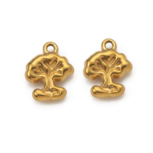 Acier inoxydable 304 Pendentif, arbre, DIY, plus de couleurs à choisir Vendu par PC
