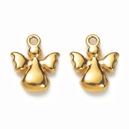 304 Stainless Steel Pendant, Angel, DIY 