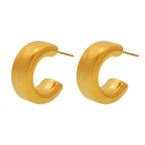 Boucle en acier inoxydable, Acier inoxydable 304, Placage, bijoux de mode & pour femme, plus de couleurs à choisir, Vendu par paire