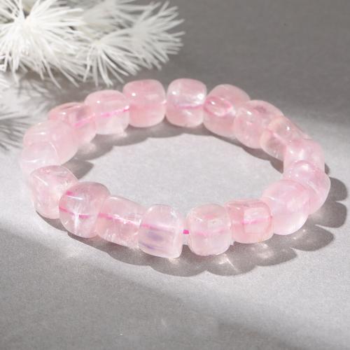 Bracelets quartz, quartz rose, bijoux de mode, rose, Vendu par PC