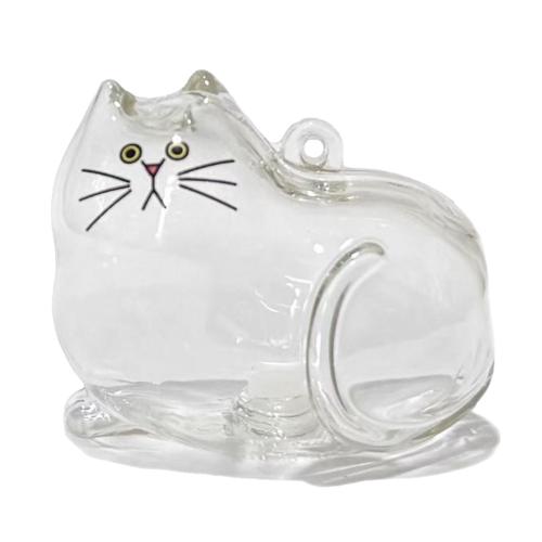 Ornements suspendus, plastique, avec fer, chat, bijoux de mode, plus de couleurs à choisir Vendu par PC