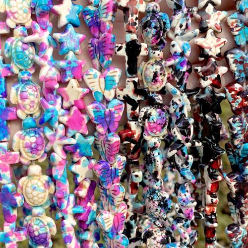 Natürliche Türkis Perle, DIY & verschiedene Stile für Wahl, Länge:ca. 38 cm, verkauft von Strang