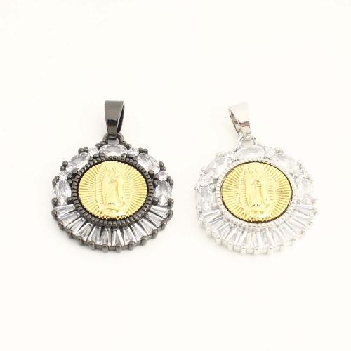 Cubique Pendentif en laiton zircon pavent, DIY & pavé de micro zircon, plus de couleurs à choisir, Vendu par PC